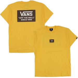 バンズ VANS   M Rectangle Logo S/S Tee  ロゴ 半袖Tシャツ 男性用...