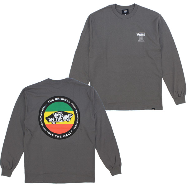 バンズ VANS M Rasta Logo L/S T-shirt メンズ 長袖 Tシャツ ロングT