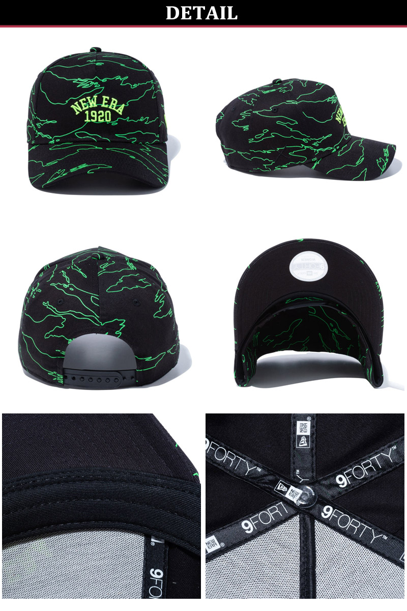 NEW ERA ニューエラ Women's 9FORTY A-Frame タイガーストライプ
