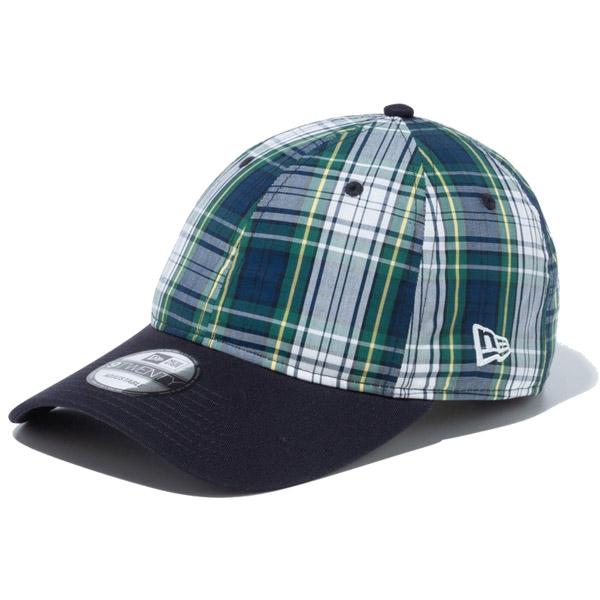 ニュー エラ NEW ERA 9TWENTY ロングバイザー Long Visor マルチチェックキ...