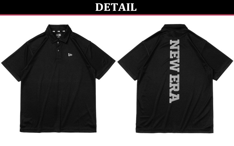 専用ページ　✨極美品✨　ニューエラ　ポロシャツ　ワンポイント　ブラック　M NEW ERA ニューエラ 半袖 鹿の子 ポロシャツ Dot ゴルフ 男性用