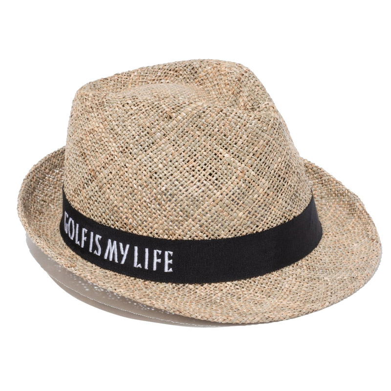 The Trilby Seagrass グログランバンド ホワイトペイズリー