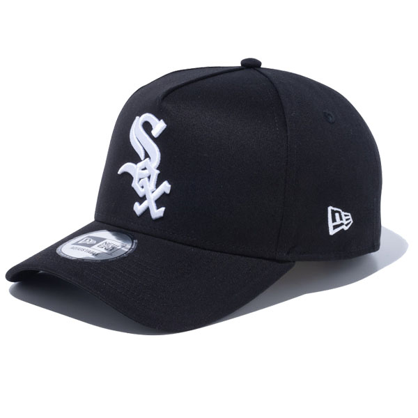 NEW ERA 9FORTY ブラック デコキャップ NEW ERA ニューエラ 9FORTY A-Frame Black and White シカゴ