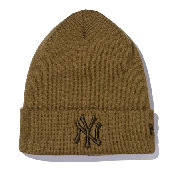 ニュー エラ NEW ERA ベーシック カフニット ニューヨーク・ヤンキース ウォルナット ニットキャップ ニット帽 帽子｜neo｜02