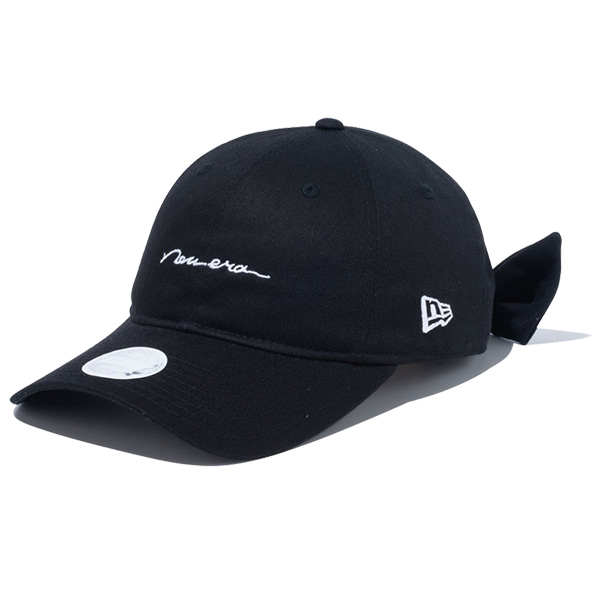 ニュー エラ NEW ERA Women's 9TWENTY ロングバイザー リボン ブラック レディース ゴルフ キャップ 帽子  [BB]｜neo｜02
