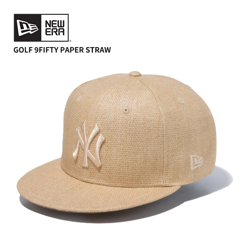 59FIFTY Paper Straw ニューヨーク・ヤンキース ナチュラル 9FIFTY ニューエラ NEW ERA Paper Straw ニューヨーク