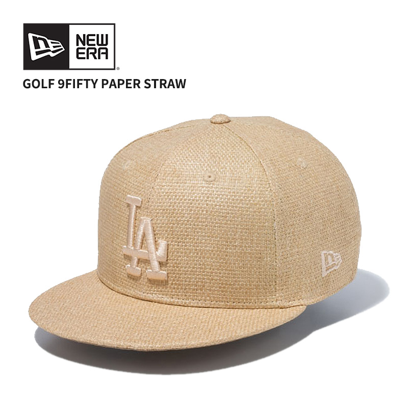 ニューエラ　9FIFTY Paper クラシックロゴ　ナチュラル 9FIFTY ニューエラ ペーパー 麦わら風 キャップ クラシック ロゴ