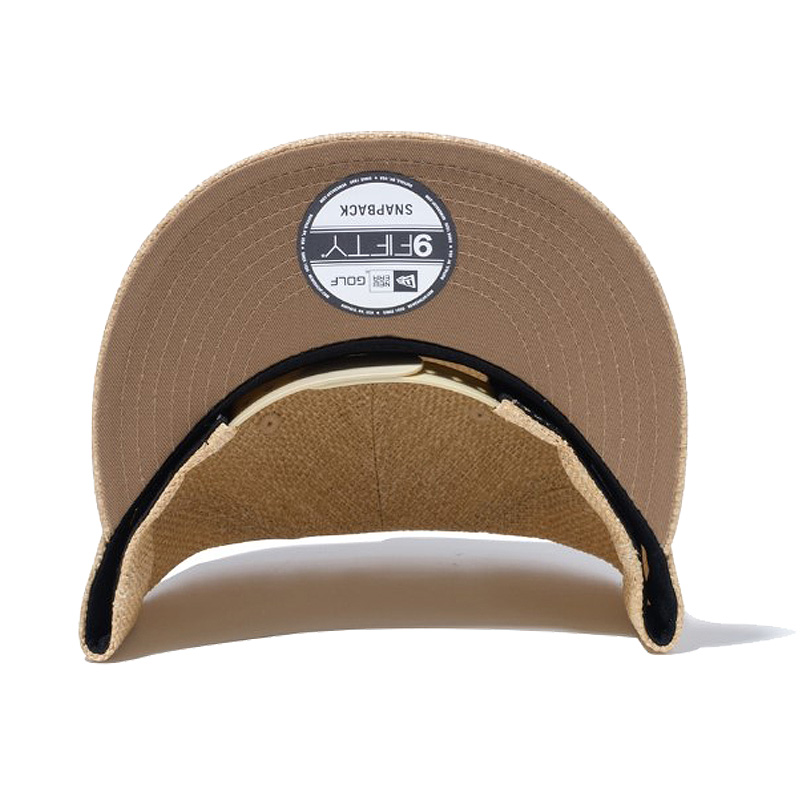 ニューエラ　9FIFTY Paper クラシックロゴ　ナチュラル 9FIFTY ニューエラ ペーパー 麦わら風 キャップ クラシック ロゴ