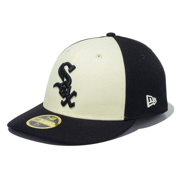 ニュー エラ NEW ERA LP 59FIFTY MLB 2-Tone シカゴ・ホワイトソックス クロームホワイト ブラック キャップ 帽子｜neo｜02