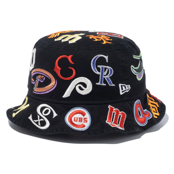 ニュー エラ NEW ERA バケット01 Team Logo Allover MLB クーパーズタ...