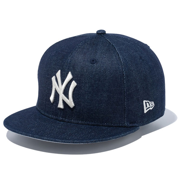 ニュー エラ NEW ERA 9FIFTY Denim ニューヨーク・ヤンキース インディゴデニム キャップ 帽子  [BB]｜neo｜02