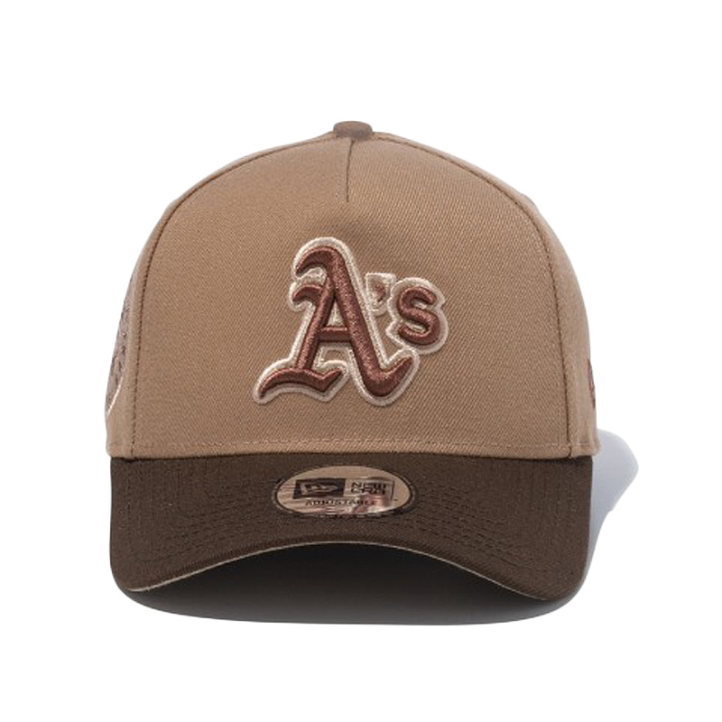 ニューエラ キャップ NEW ERA 9FORTY A-Frame Iced Latte オークランド