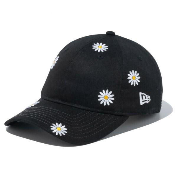 ニュー エラ NEW ERA 9TWENTY Flower Embroidery ブラック  キャップ 帽子  [BB]｜neo｜02