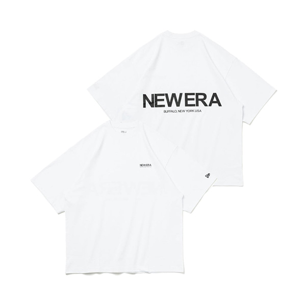 ニュー エラ NEW ERA 半袖 オーバーサイズド コットンTシャツ The Origin ホワイ...