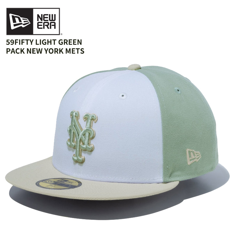 ニュー エラ NEW ERA 59FIFTY Light Green Pack ニューヨーク・メッツ ホワイト/エベレストグリーン/ストーン キャップ  帽子 : 14174584 : Neo Globe Yahoo!店 - 通販 - Yahoo!ショッピング