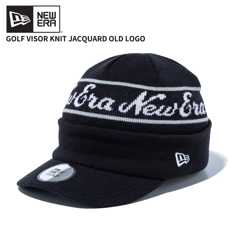 NEW ERA（ニューエラ） つば付きニット帽 ゴルフ バイザーニット ジャ