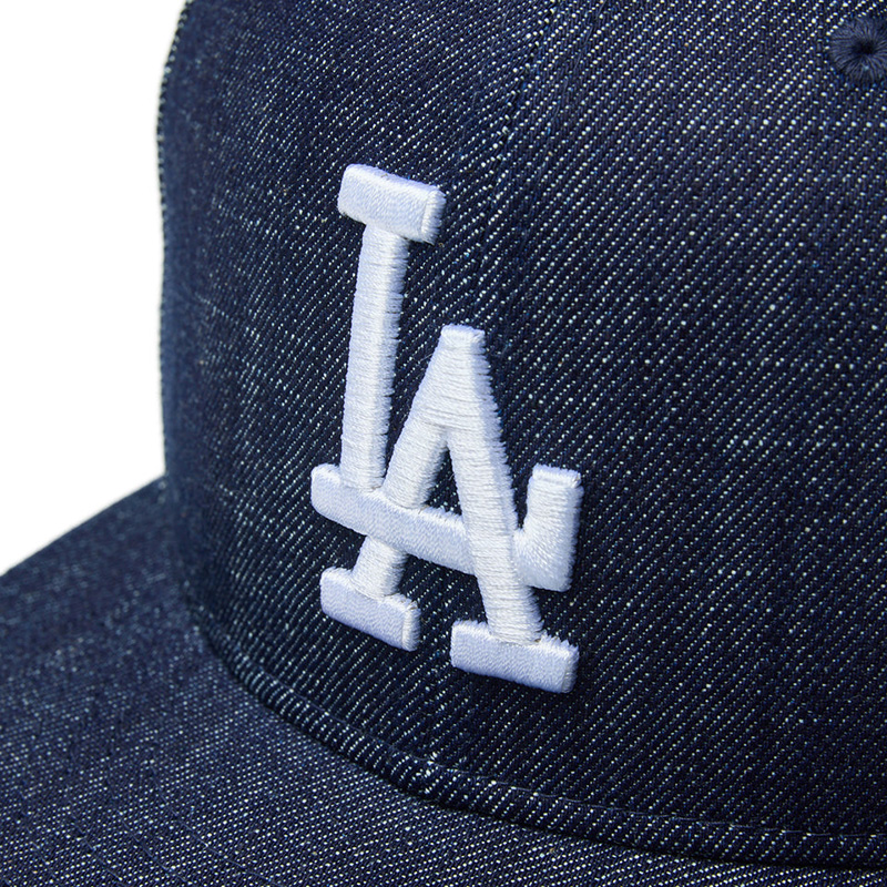 レア【ニューエラ×ドジャース】インディゴ デニム LAロゴ キャップ 紺ネイビー NEW ERA ニューエラ ユニセックス キャップ 帽子 9FIFTY Denim