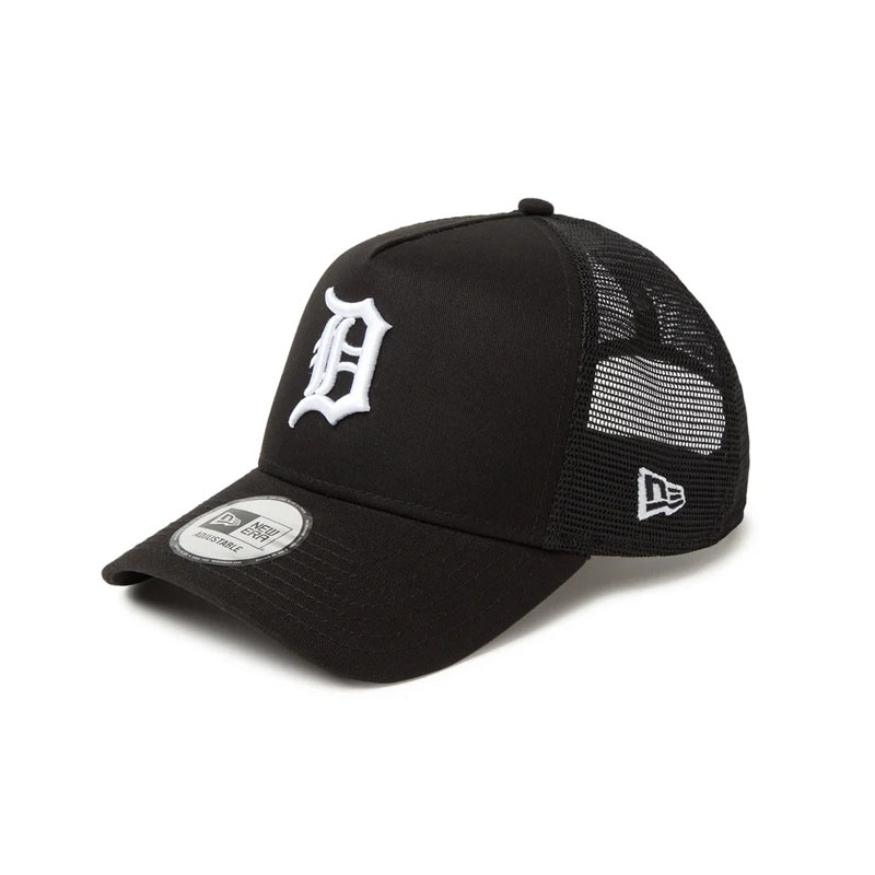 【海外限定】 デトロイト・タイガース 9FIFTY A-Frame ブラック ① NEW ERA ニューエラ メンズ メッシュキャップ 帽子 レディース