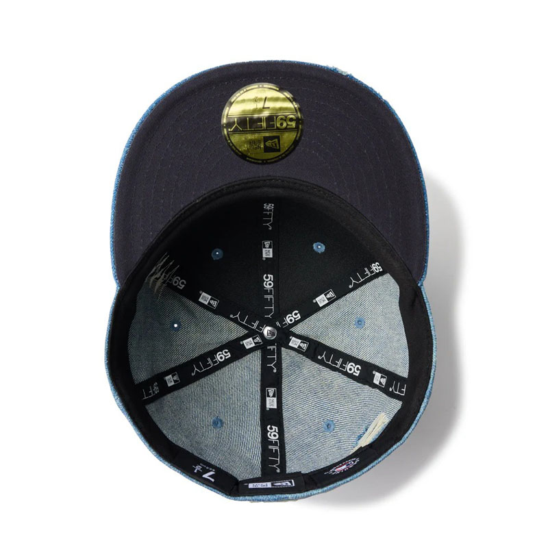 NEW ERA ニューエラ デニム キャップ 帽子 ダメージ加工 59FIFTY