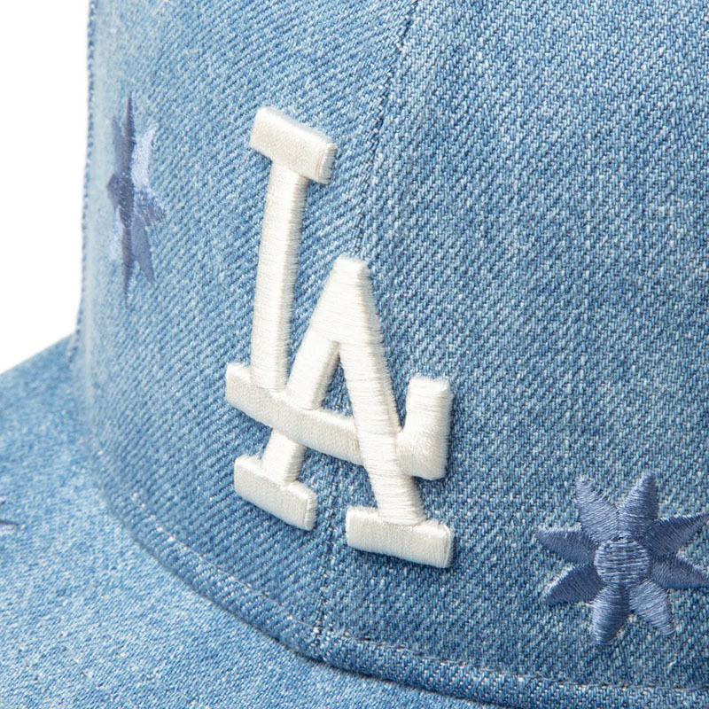 新品 NEWERA LA ニューエラ ダメージ デニム キャップ 帽子 NEW ERA ニューエラ デニムキャップ 帽子 59FIFTY Flower