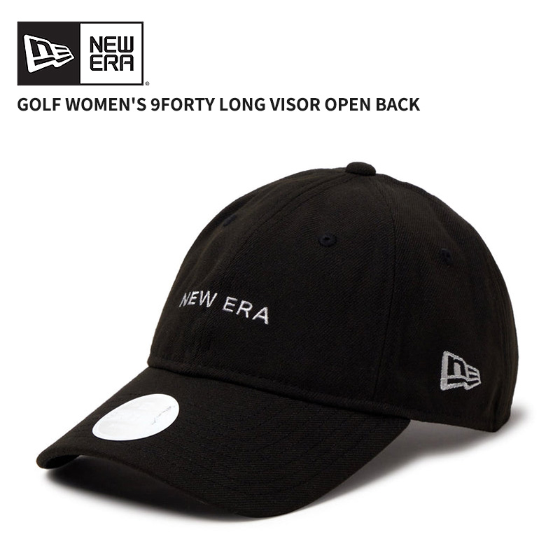 NEW ERA（ニューエラ） レディース ゴルフキャップ バイザー長め 帽子
