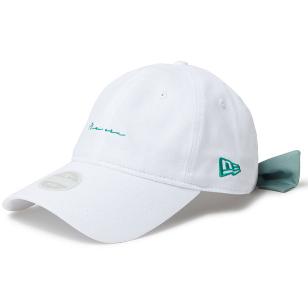 レディーゴルフ帽子★ニューエラ★LONG VISOR BALL CAP WHITE NEW ERA ニューエラ レディース ゴルフキャップ バイザー長め
