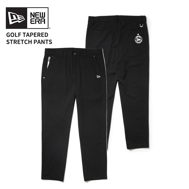 美品】NEW ERA ゴルフ パンツ ストレッチ 春夏用 ブラック