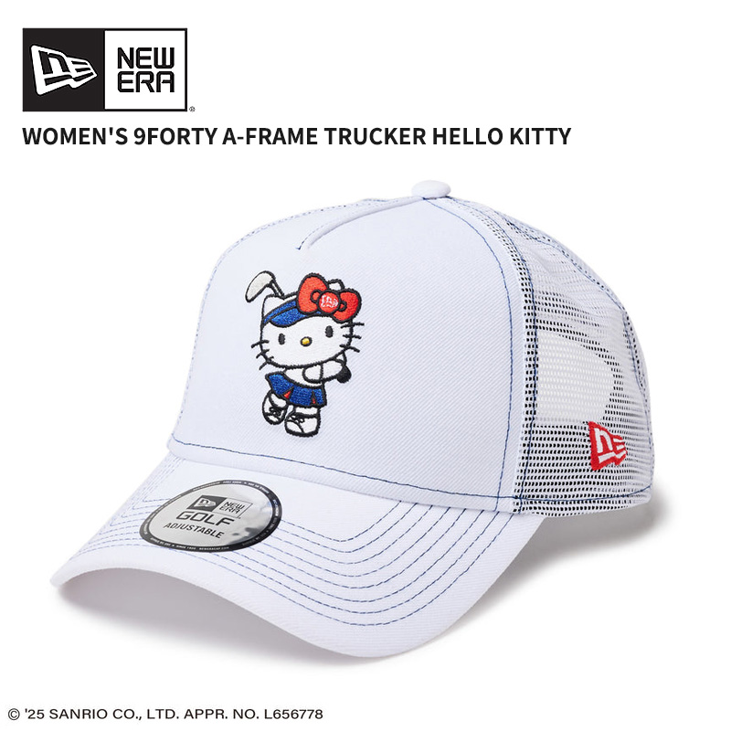 NEW ERA（ニューエラ） レディース ゴルフ ハローキティ キャップ 帽子