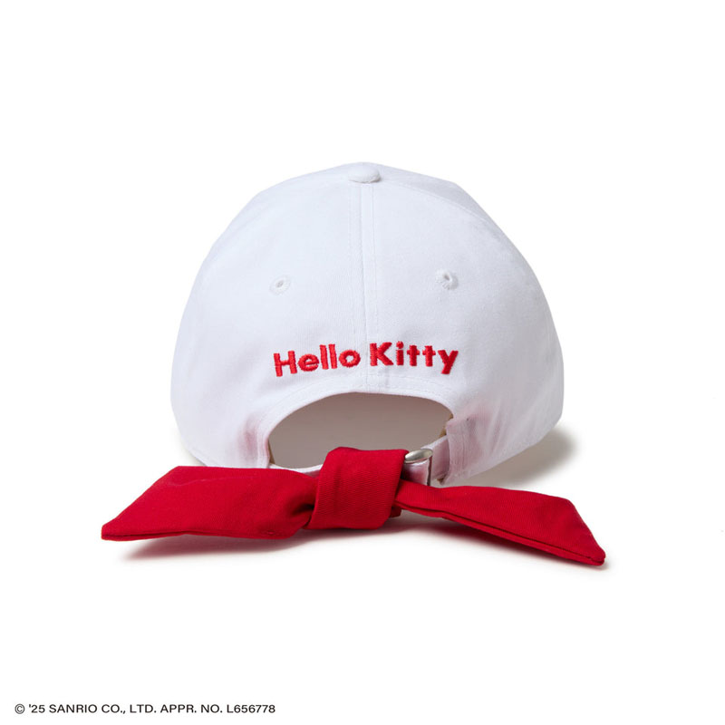 9TWENTY HELLO KITTY ハローキティ リボン ホワイトM/L NEW ERA（ニューエラ） レディース ハローキティ ゴルフキャップ 帽子