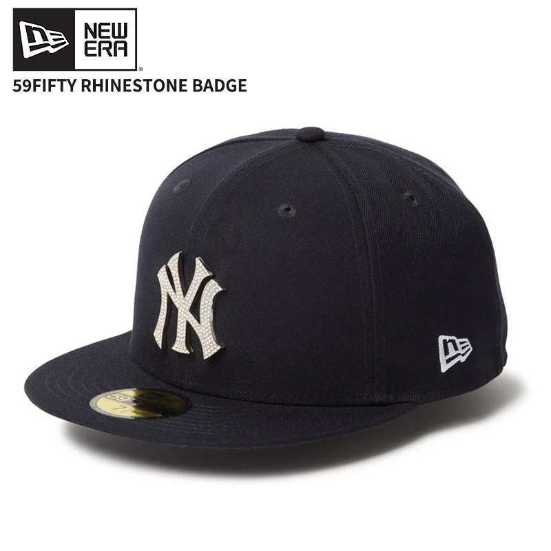 59FIFTY ニューエラ メンズ キャップ 帽子 NEW ERA Rhinestone Badge