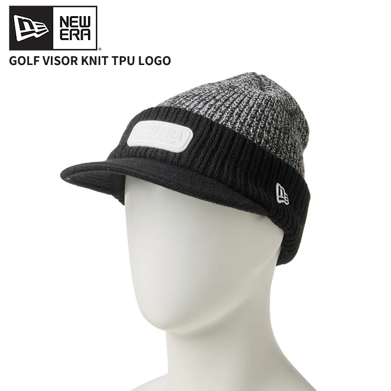 NEW ERA（ニューエラ） つば付きニット帽 ゴルフ バイザーニット