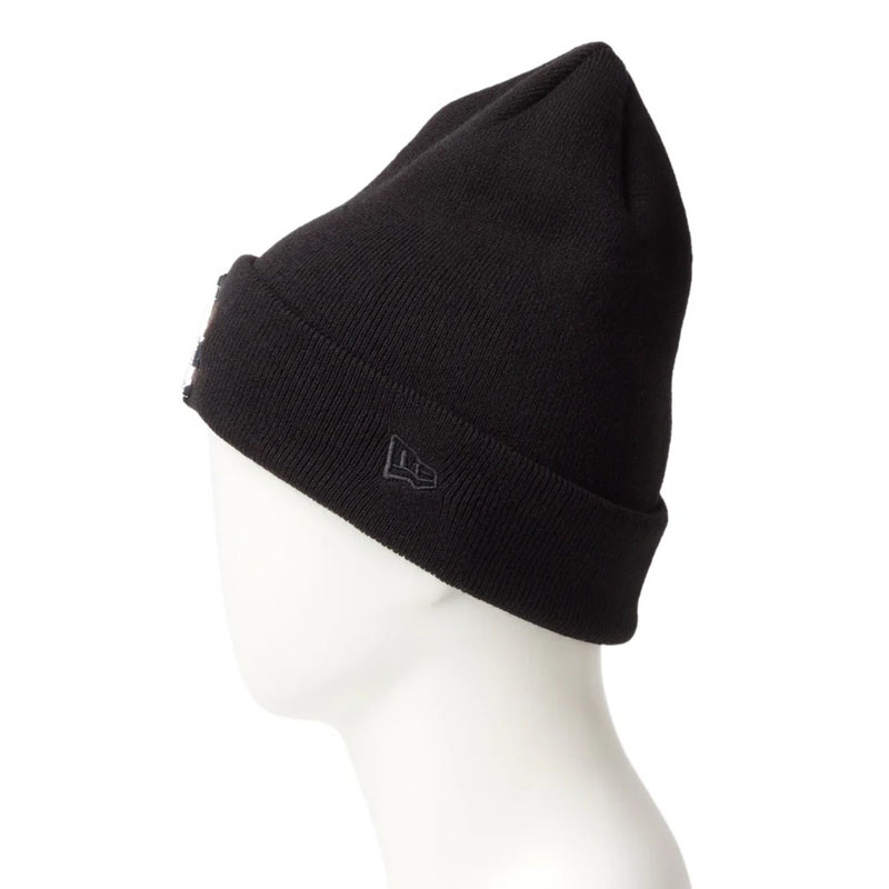 STONE  ブラック ニット帽 正規品 STONE ISLAND ストーンアイランド ニットキャップ/ビーニー/N22C3