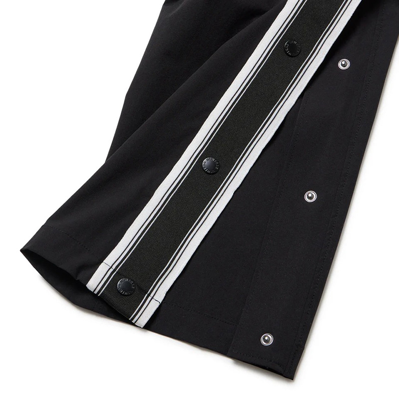 ニューエラ メンズ バスケ用パンツ  NEW ERA バスケットボール ウォームアップ サイドスナップ パンツ ブラック 渋谷サンロッカーズ 14674767 NEW ERA（ニューエラ） メンズ バスケ用パンツ バスケットボール