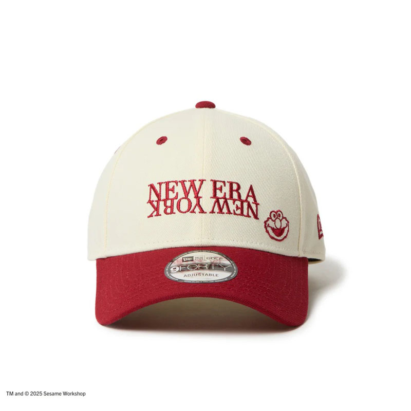 MONCLER 赤白ストライプゴルフキャップ NEW ERA ニューエラ ユニセックス ゴルフ キャップ 帽子 9FORTY