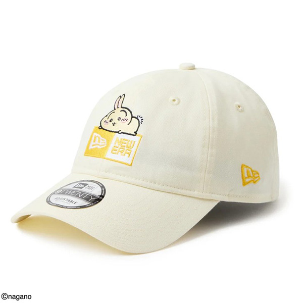 ちいかわ レストラン キャップ 帽子 うさぎ ライト ベージュ NEW ERA（ニューエラ） ちいかわ キャップ レディース 9TWENTY