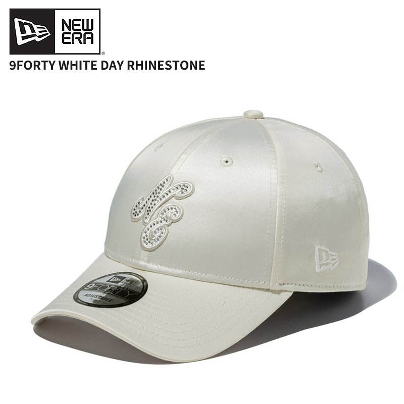 NEW ERA（ニューエラ） NEW ERA 9FORTY White Day ラインストーン