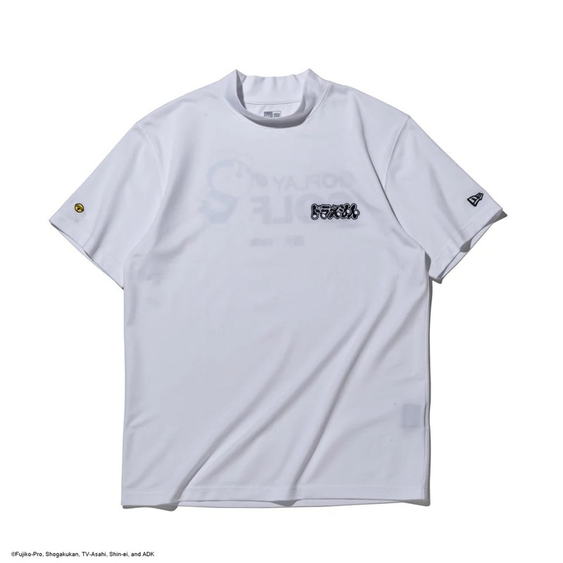 NEW ERA ニューエラ　ゴルフウェア 鹿の子 ドラえもん 半袖Tシャツ NEW ERA（ニューエラ） ゴルフ 半袖 鹿の子 ミッドネック Tシャツ