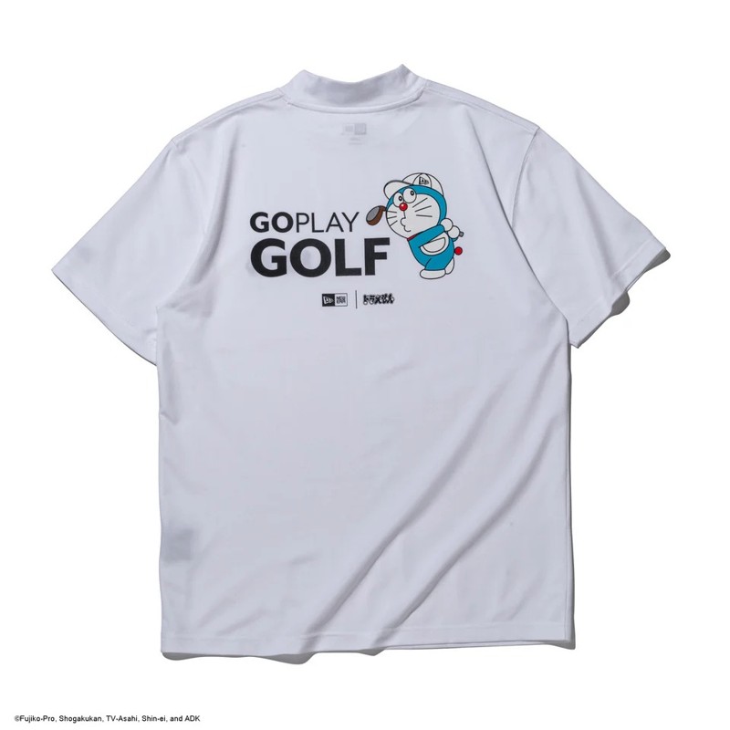 NEW ERA（ニューエラ） ゴルフ 半袖 鹿の子 ミッドネック Tシャツ