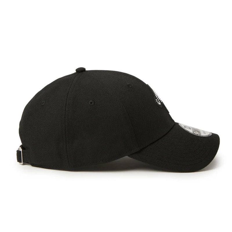 新品 ニューエラ ラインストーン クラシックロゴ ブラック キャップ 帽子 NY NEW ERA（ニューエラ） ユニセックス キャップ 帽子 9FORTY ライン