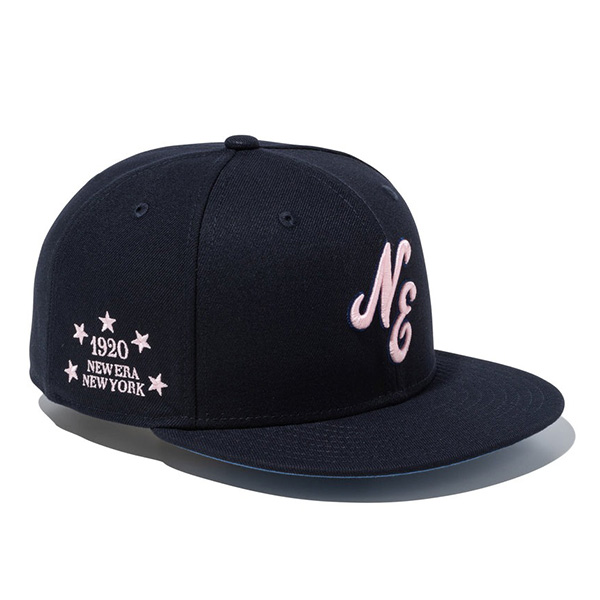KUZIRA 帽子 キャップ ネイビー NEW ERA（ニューエラ） ユニセックス キャップ 59FIFTY 夜桜