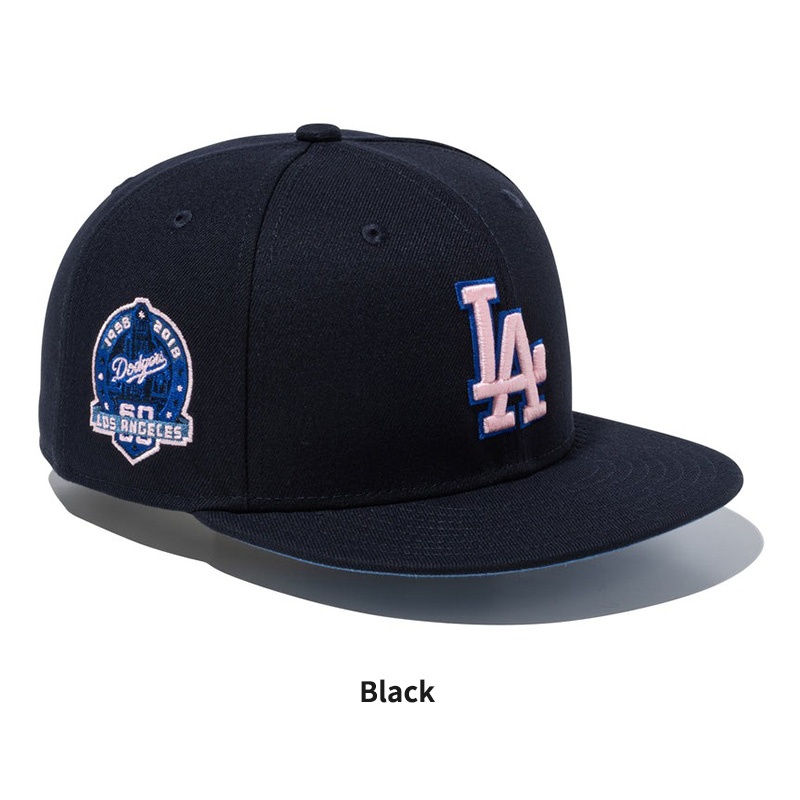 NewEra59FIFTYベルベットカスタムLAドジャースキャップブラック1/2 NEW ERA（ニューエラ） ニューエラキャップ 59FIFTY LAロサンゼルス