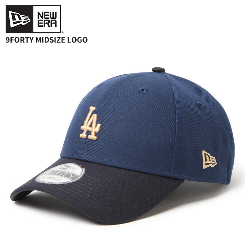 New Era 9FORTY ネイビーキャップ Dロゴ　3x MVP NEW ERA（ニューエラ） キャップ メンズ レディース NEW ERA 9FORTY