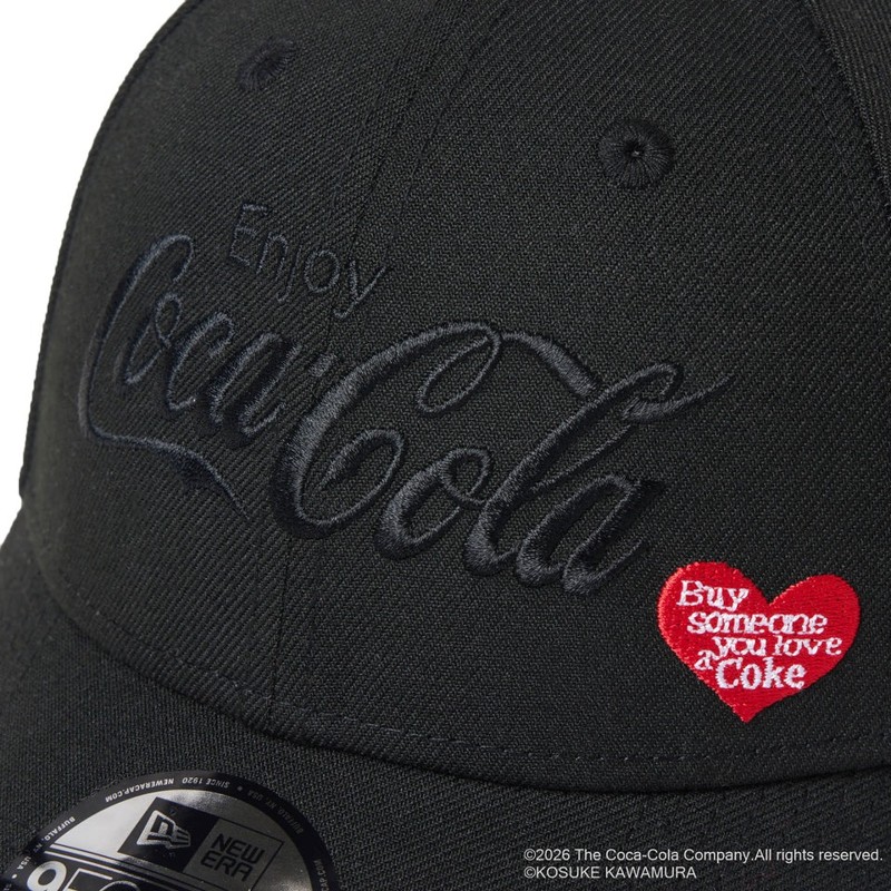  × NEW ERA コラボ 9FORTY ベースボールキャップ ブラック NEW ERA（ニューエラ） コラボキャップ メンズ レディース NEW ERA