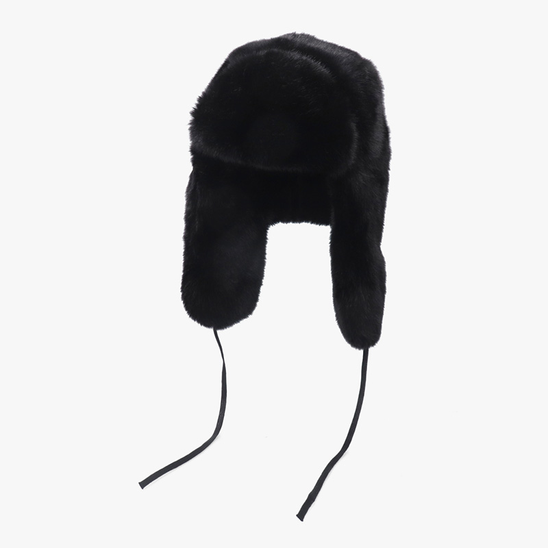 KANGOL（カンゴール） レディース メンズ ボア 帽子 ブラック フェイク