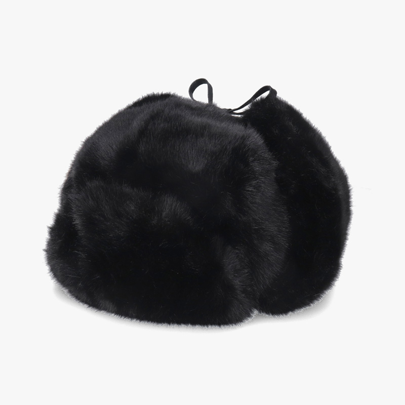 極美品✨正規品✨MONCLEAR キャップ　ブラック　ファー　Sサイズ KANGOL（カンゴール） レディース メンズ ボア 帽子 ブラック フェイク