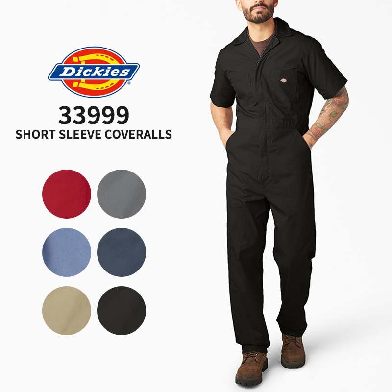並行輸入】Dickies Short Sleeve Coveralls ディッキーズ 半袖