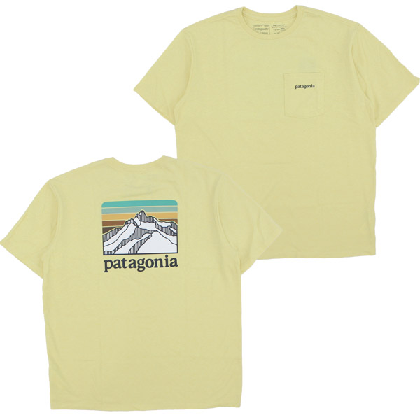 パタゴニア patagonia メンズ ライン ロゴ リッジ ポケット レスポンシビリティー S/SL Mens Line Logo Ridge  Pocket Responsibili-Tee 半袖 Tシャツ [AA]