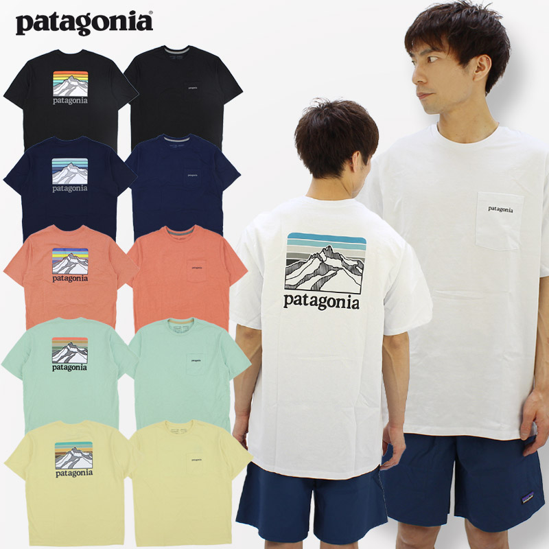 パタゴニア patagonia メンズ ライン ロゴ リッジ ポケット レスポン