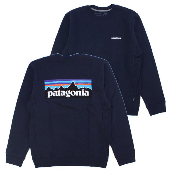 パタゴニア patagonia メンズ P-6 ロゴ アップリサイクル クルーネック