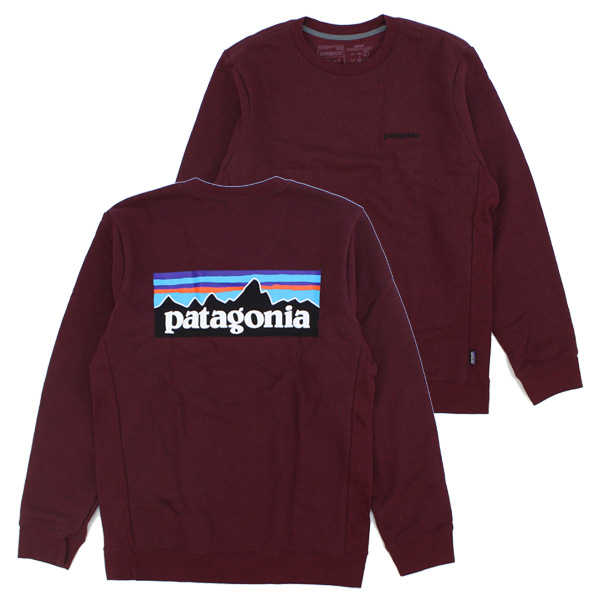 パタゴニア patagonia メンズ P-6 ロゴ アップリサイクル  クルーネック スウェットシ...